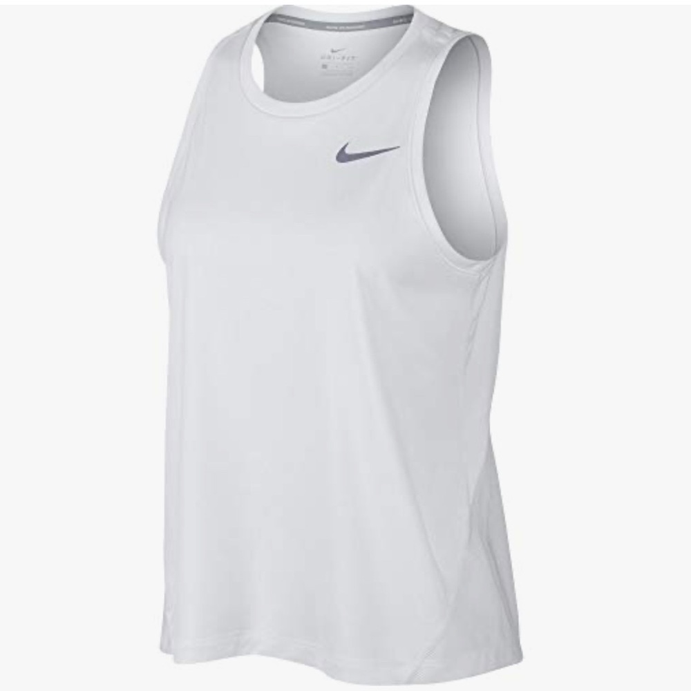 Nike Women's Miller Running Dri-Fit Tank Top (White)(Size: Medium)(EUC)